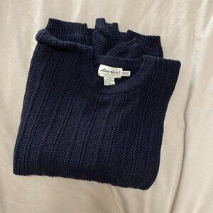 Eddie Bauer Black Cotton Sweater - XXL